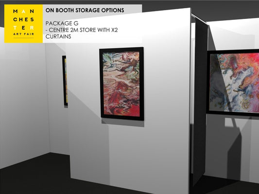 Booth Storage Option G