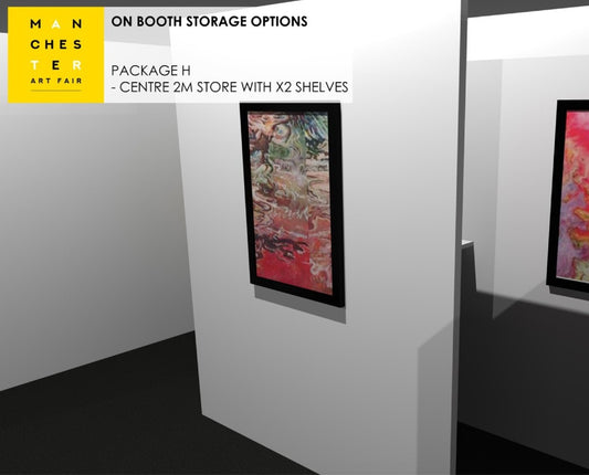 Booth Storage Option H